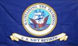 Retired Navy Flag