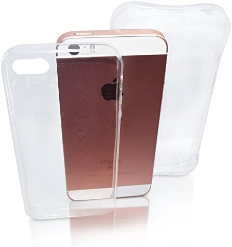 Transparent iPhone 5 SE Case (2-Case Set) - Slim Hard Case - Scratch Resistant, Smartphone Cover with Advanced TPU Protection - Ultra Slim, Shock Resistant Bumper Case