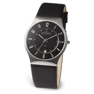 Skagen Mens Watch with Leather Bracelet 233XXLSLB