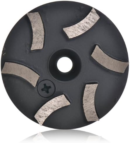 3-inch Metal Bond Surface Prep Soft Bond for Hard Concrete | Post Backed (6-Seg, 60/80 Grit)