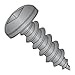 #12 x 1/2" Type A Self-Tapping Screws/Square/Pan Head/Steel/Black Oxide (Carton: 5,000 pcs)