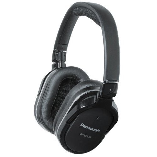 Panasonic RP HC720 K Over Ear Headphones Noise Canceling 95% Panasonic RP-HC720-K Over Ear Headphones Noise Canceling 95%