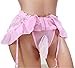 SISSY pouch panties men's lace skirted garter thong briefs size 36