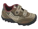 Geox Kids Tusk Double Velcro Boys Athletic Casual Shoes- Olive/ Khaki