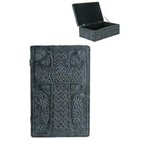 Rectangular Cross Box 6987 Collectible Celtic Decoration Jewelry Container