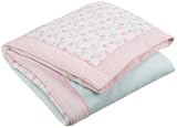 Little Me Chasing Butterfly Stroller Blanket, Pink Multi