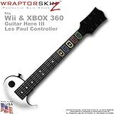 Oak Black Neck Skin by WraptorSkinz Skin fits Nintendo Wii & XBOX 360 Guita ....