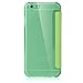 PASONOMI iPhone 6 Plus Case, [Smart Window View] Apple iPhone 6 Plus Folio Wallet Case - Slim Flip Leather Case for Apple iPhone 6+ iPhone Plus 5.5 Inch Smartphone (Green)