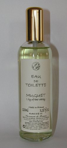 Produkt-Bild: Savonnerie de Bormes: Eau de Toilette Maigl&ouml;ckchen (Muguet), 100 ml Flasche mit Zerst&auml;uber (Spray)