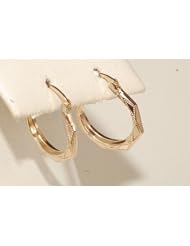 10k Gold Hoop Baby/children Earring Brand New