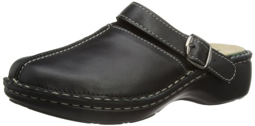 Rohde Womens Black Clogs 6094 6 UK, 39 EU