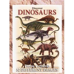 Discover Dinosaurs Playing Cards