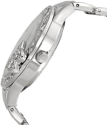 Pre-Sized Geneva Butterfly Watch CZ Bling Iced Out Silver Size 3 Small