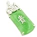 Amulet Good Luck And Wealth Crown Green Jade Silver Pendant