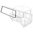 61-66 F-Series Pickup with Groove For Chrome Moulding Windshield Weatherstrip (C1TB-8103110B)