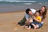 IMAGE OF Wallmonkeys Peel and Stick Wall Decals - Family Fun at the Beach - 18