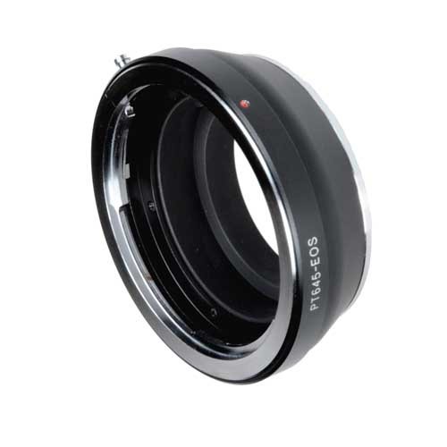 Fotodiox Pro Lens Mount Adapter with Dandelion AF Focus Confirmation Chip - Pentax 645 lens to Canon EOS adapter, for Canon EOS 1d,1ds,Mark II, III, IV, 5D, MarK II, 7D, 10D, 20D, 30D, 40D, 50D, 60D, Digital Rebel xt, xti, xs, xsi, t1i, t2i, 300D, 350D, 400D, 450D, 500D, 550D, 1000D