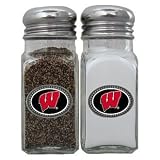 Review Bergamot  / Wisconsin Badgers NCAA Logo Salt/Pepper Shaker Set