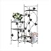 Metal Ivy Design Plant Stand - Style 34764