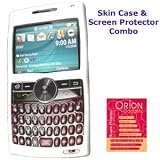 Samsung BlackJack II Silicone Skin Case & Screen Protector Combo (Solid White)