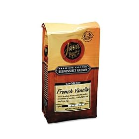JAVA TRADING CO. Responsibly Grown 12 oz. Coffee, French Vanilla Ground by Distant Lands Coffee