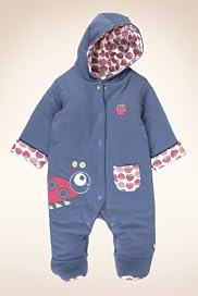 Petit Bebe Pure Cotton Hooded Pramsuit [T78-8324Q-Z]