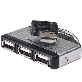 Generic Mini Slim 4port Usb 20 Hub Blacksilver