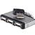 Generic Mini Slim 4port Usb 20 Hub Blacksilver