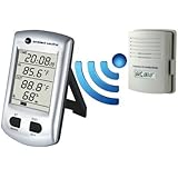 Ambient Weather WS-0100 Wireless Thermo-Hygrometer with Indoor Temperature and Outdoor Temperature and Humidity