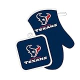 NFL Team Logo Kitchen Home Outdoor Houston Texans Oven Mitt and Pot Holder