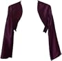 Satin Bolero Jacket Cover-Up Formal Prom Bridesmaid Junior Plus Size, Large, Eggplant