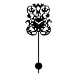 Clock Silhouette Wall Decal