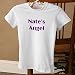 White Personalized T-Shirt for Women - Custom Text