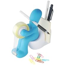 Tech Tools Supply Station Tape Dispenser, Paper Clip Holderm and Pen Holder with Memo Card Holder (SS-2000)