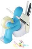 Tech Tools Supply Station Tape Dispenser, Paper Clip Holderm and Pen Holder with Memo Card Holder (SS-2000)
