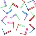 Two Tone Twirl & Ratchet Noisemaker