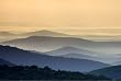 Fog Settles in the Shenandoah Mountains of Virginia - Remarkable 16x20 Photographic Print by Brendan Reals