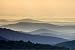 Fog Settles in the Shenandoah Mountains of Virginia - Remarkable 16x20 Photographic Print by Brendan Reals