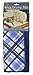 Envision Home 435900 Microfiber Dish Drying Mat, 16 by 18-Inch, Cobalt Plaid