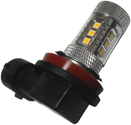 Cheska H11(H8 H9) LED Bulb 80W Epistar LED Projector for Fog Light (Golden Yellow) (Pack of 2)