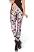 RedExtend Women's Fashion Digital Print Rock Skeleton Bone Skull Tight Stretch Leggings Tights
