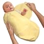 Kiddopotamus SwaddleMe 100% Cotton Knit, Small, Yellow