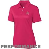 NFL Cutter & Buck San Diego Chargers Ladies Pink Breast Cancer Awareness Elliot Bay Performance Polo (Large)