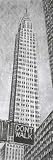 Chrysler Tower Art Poster Print by L. Cartier, 12x36 by AllPosters.com