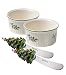 Spode Christmas Tree Dipping Set (Ramekins 4 inch, Spreaders 5- 1/2 inch L)