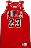 Michael Jordan Chicago Bulls Autographed Red Game Worn 1997-98 Championship Season Jersey