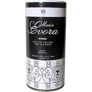 Maria Evora Spanish Bath Salts 1.5 lb Container- Exfoliate, Soften Skin with Minerals