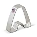 Ann Clark Letter A Cookie Cutter - 3 Inches - Tin Plated Steel