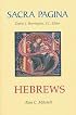 Hebrews (Sacra Pagina Series)