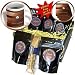 Beverly Turner Wedding Attendant and Bridal Party Design - Unity Sand Ceremony Sponsor, Autumn Ribbon with Flower on Peach - Coffee Gift Baskets - Coffee Gift Basket